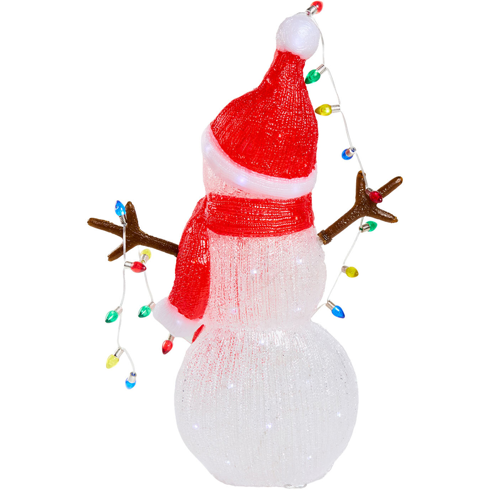 Acrylic Christmas Snowman Decoration Image 9