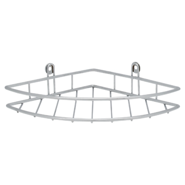 Wilko Bathroom Corner Shelf Chrome Plated Wilko