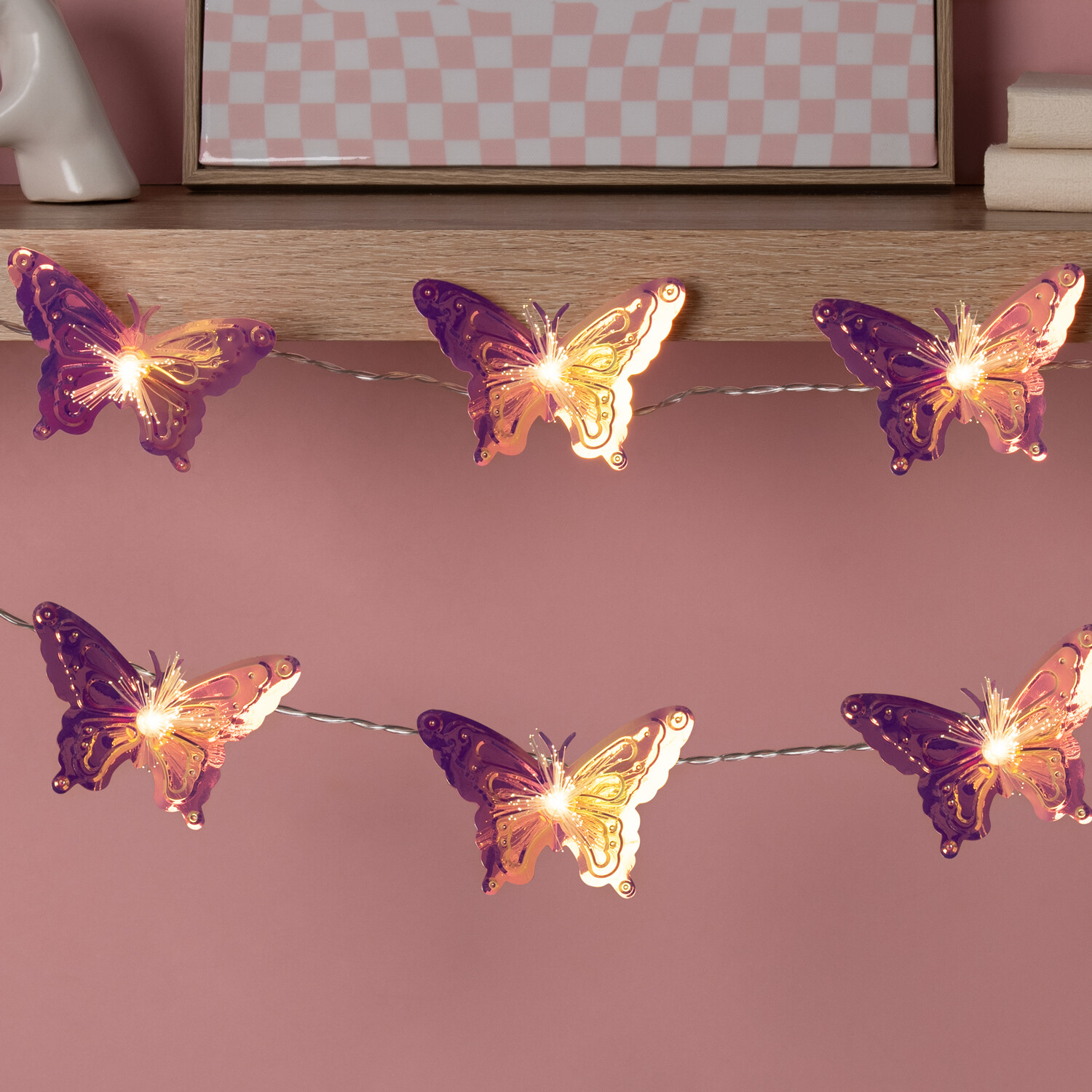 Fibreoptic Butterfly String Light Image 1