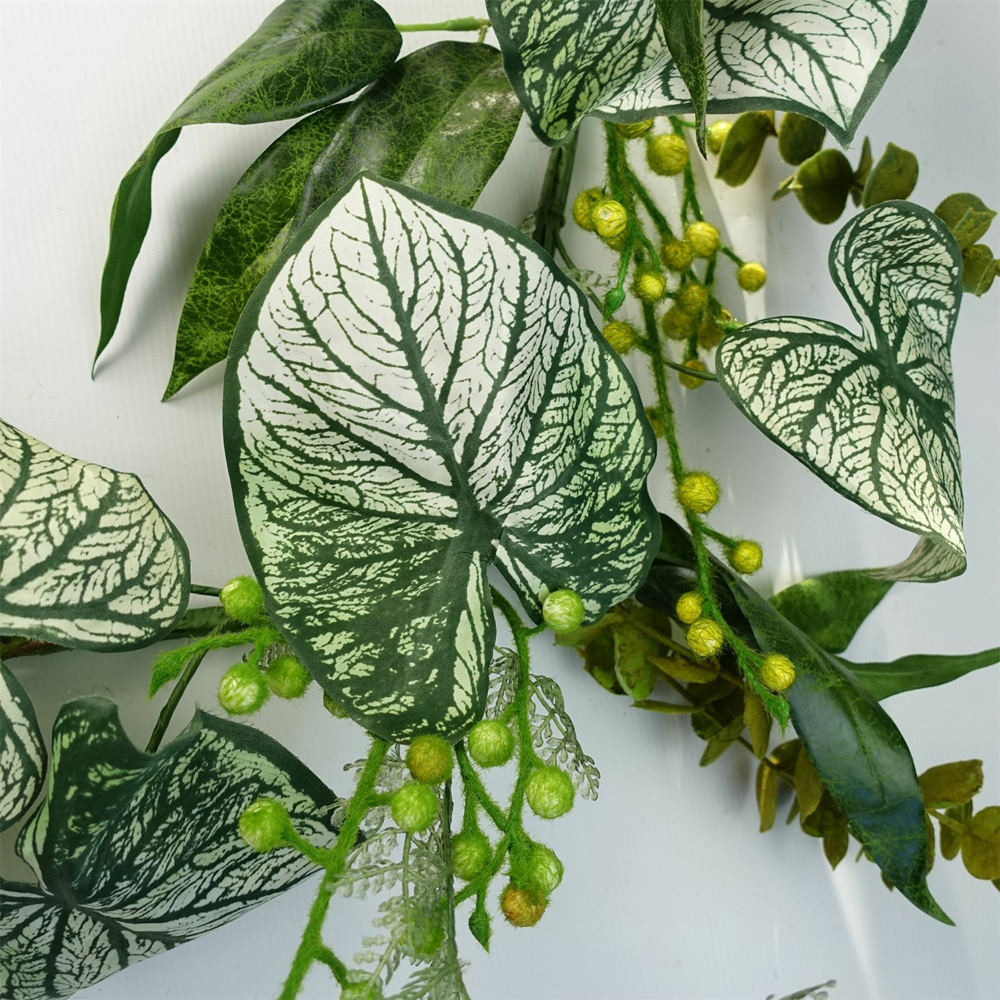 Leaf Trailing Alocasia Sinuata Hanging Artificial Plant 5ft Image 3