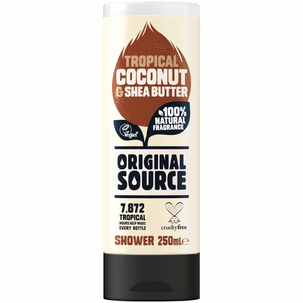 Original Source Tropical Coconut and Shea Butter Shower Gel Case of 6 x 250ml Image 2