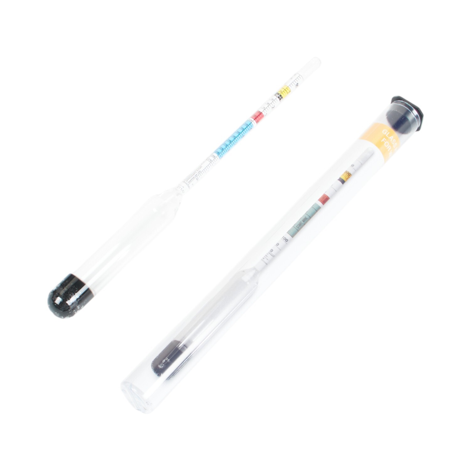 Wine and Beer Hydrometer Clear Image 2