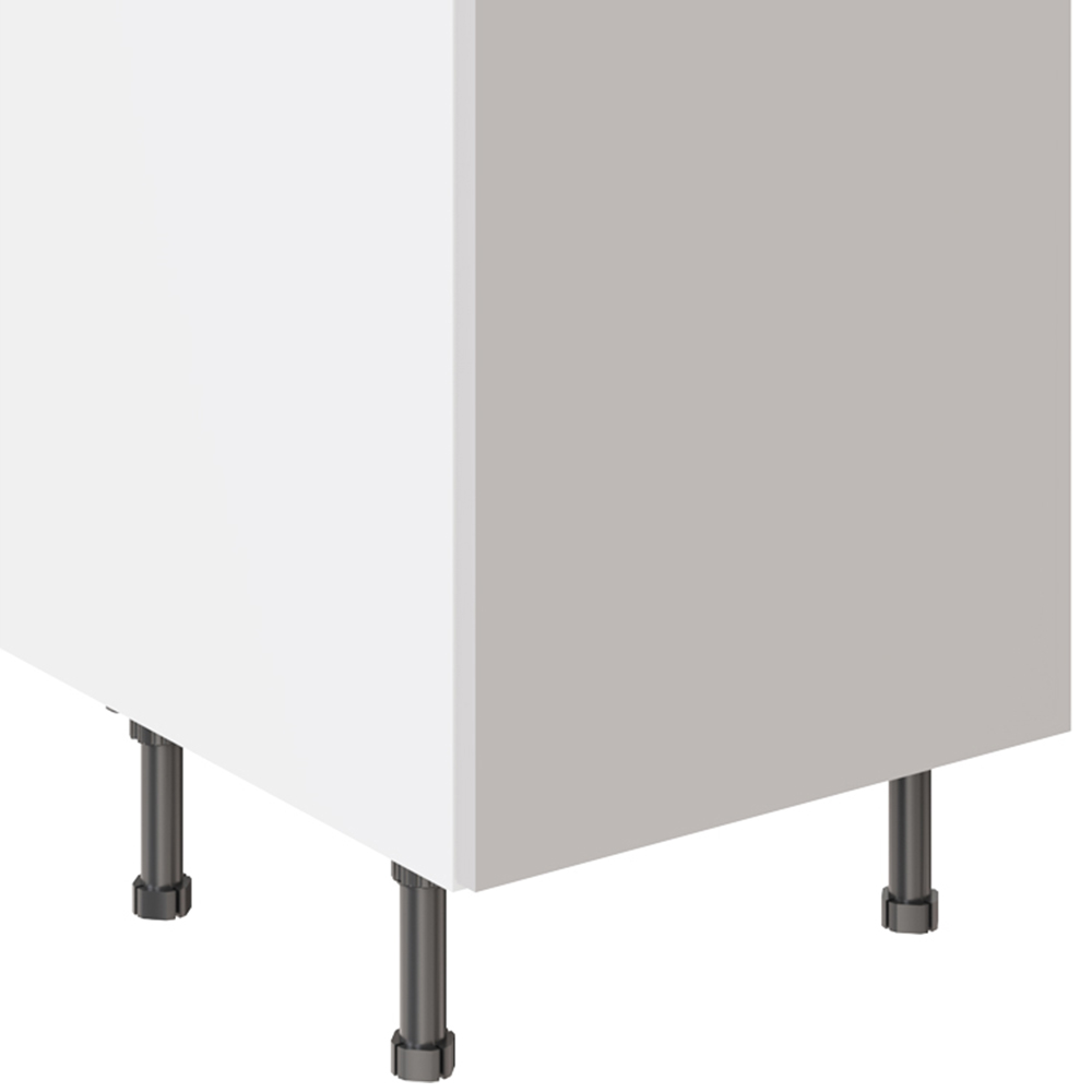 Kitchen Kit Value Slab Matt Light Grey Drawerline Base Cabinet 500mm Image 3