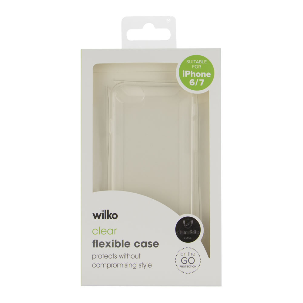 Wilko Clear Phone Case Suitable for iPhone 6/7 Image 1