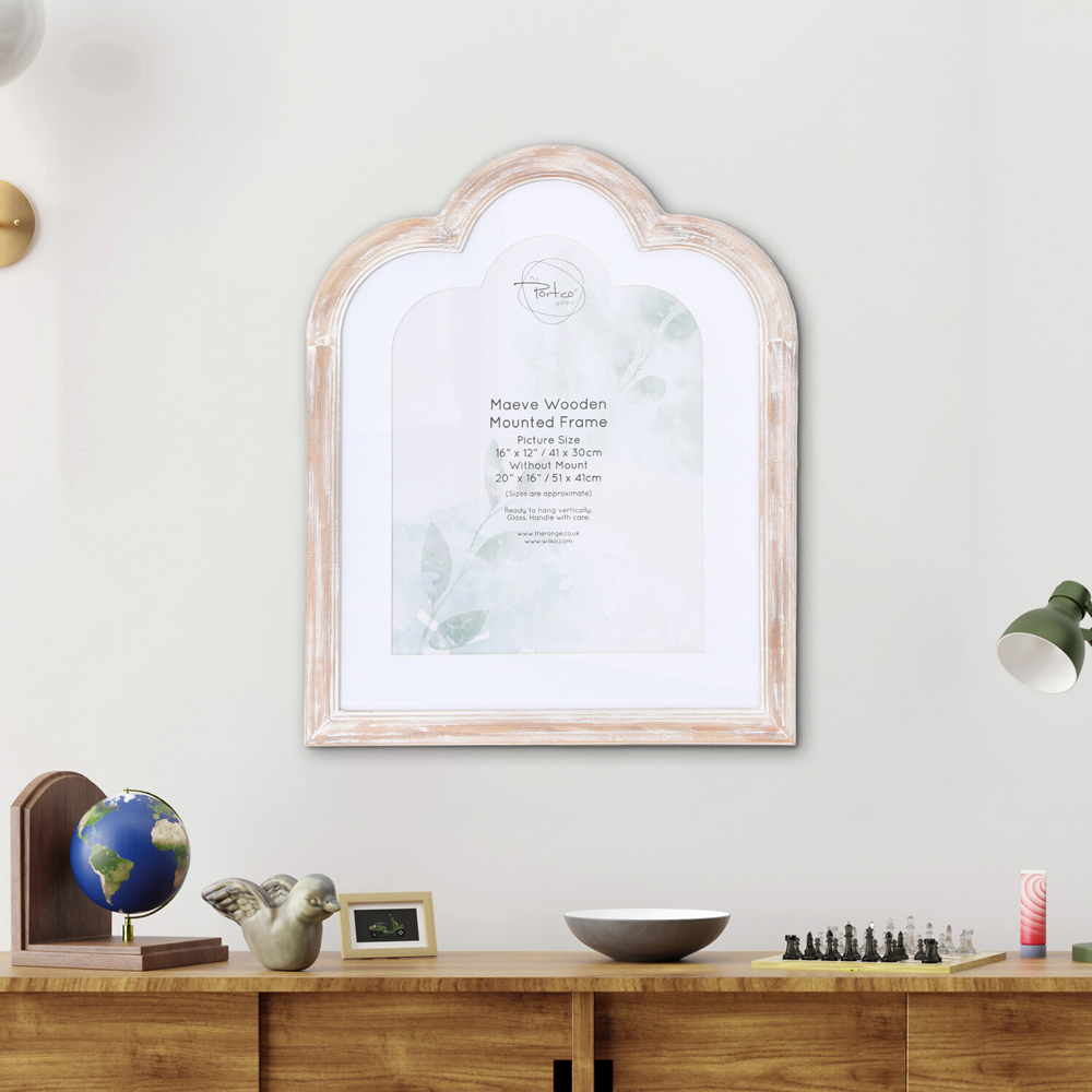 Maeve Wooden Mounted Frame Natural 16 x 12inch Image 2
