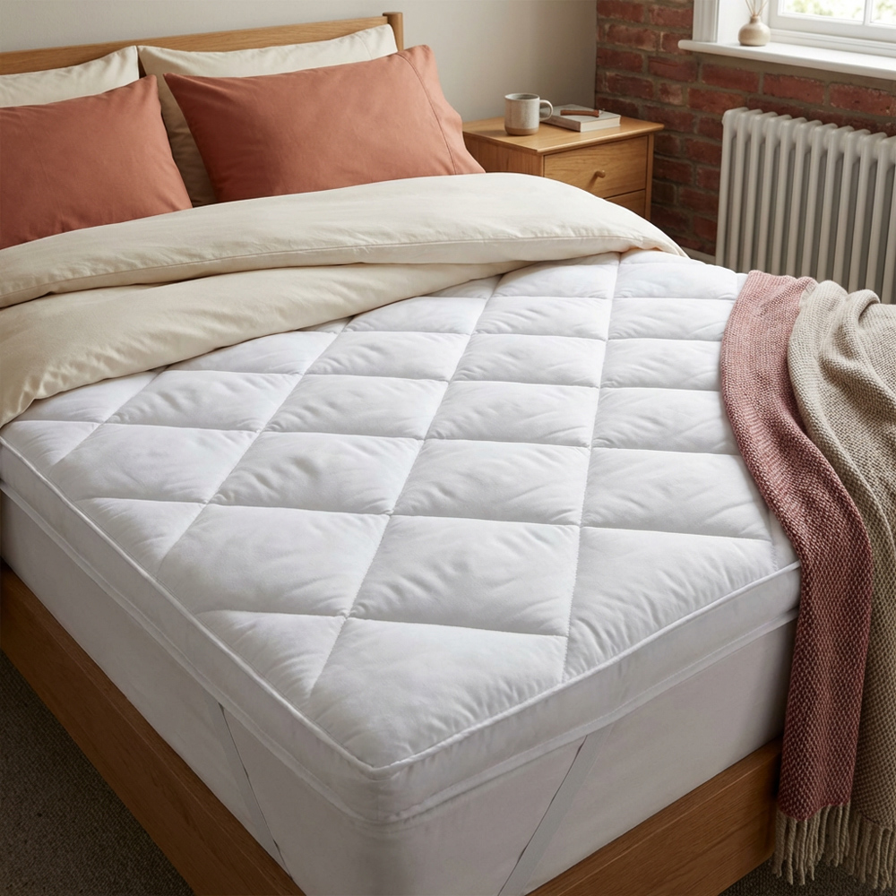 Divante Deep Fill Mattress Topper - White / King Image 6