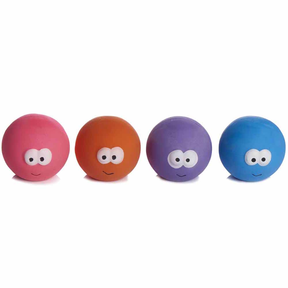 Single Wilko Latex Face Balls in Assorted styles Image 1