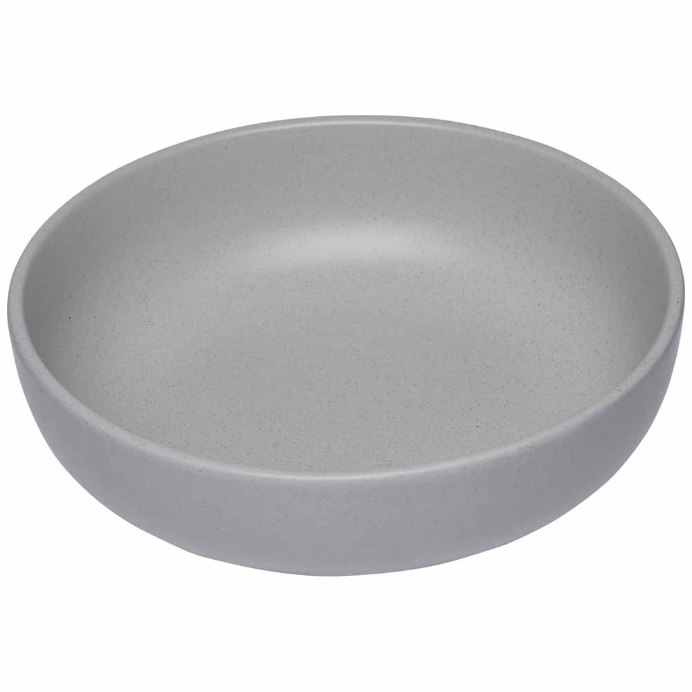 Wilko Grey Speckled Soup Bowl Image 2