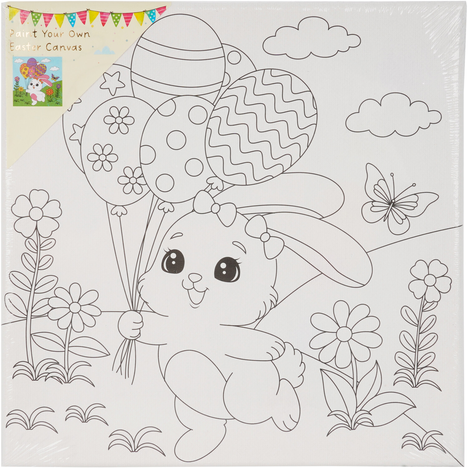 Paint Your Own Spring Animal Canvas Image 3