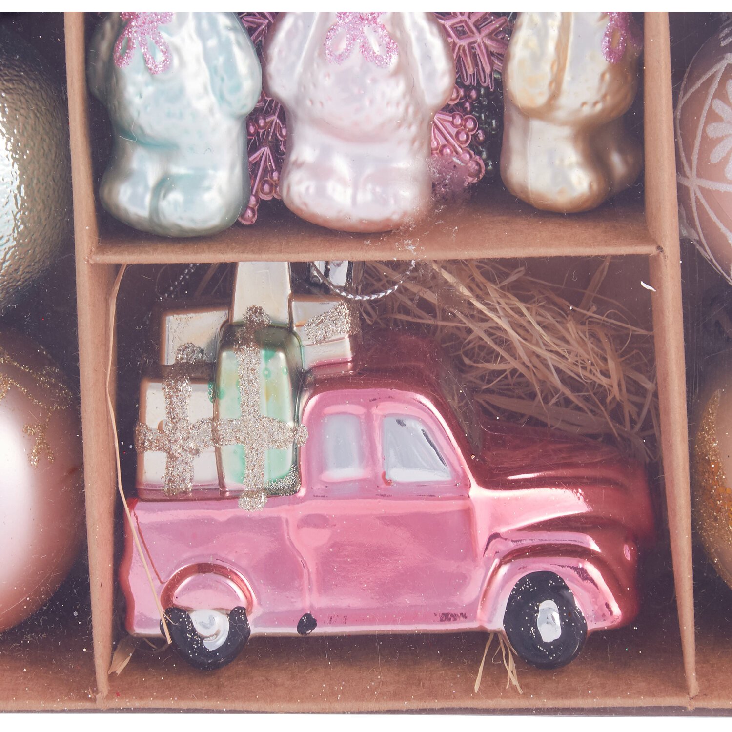 Pack of 70 Pink Candy Cane Lane Baubles Image 4