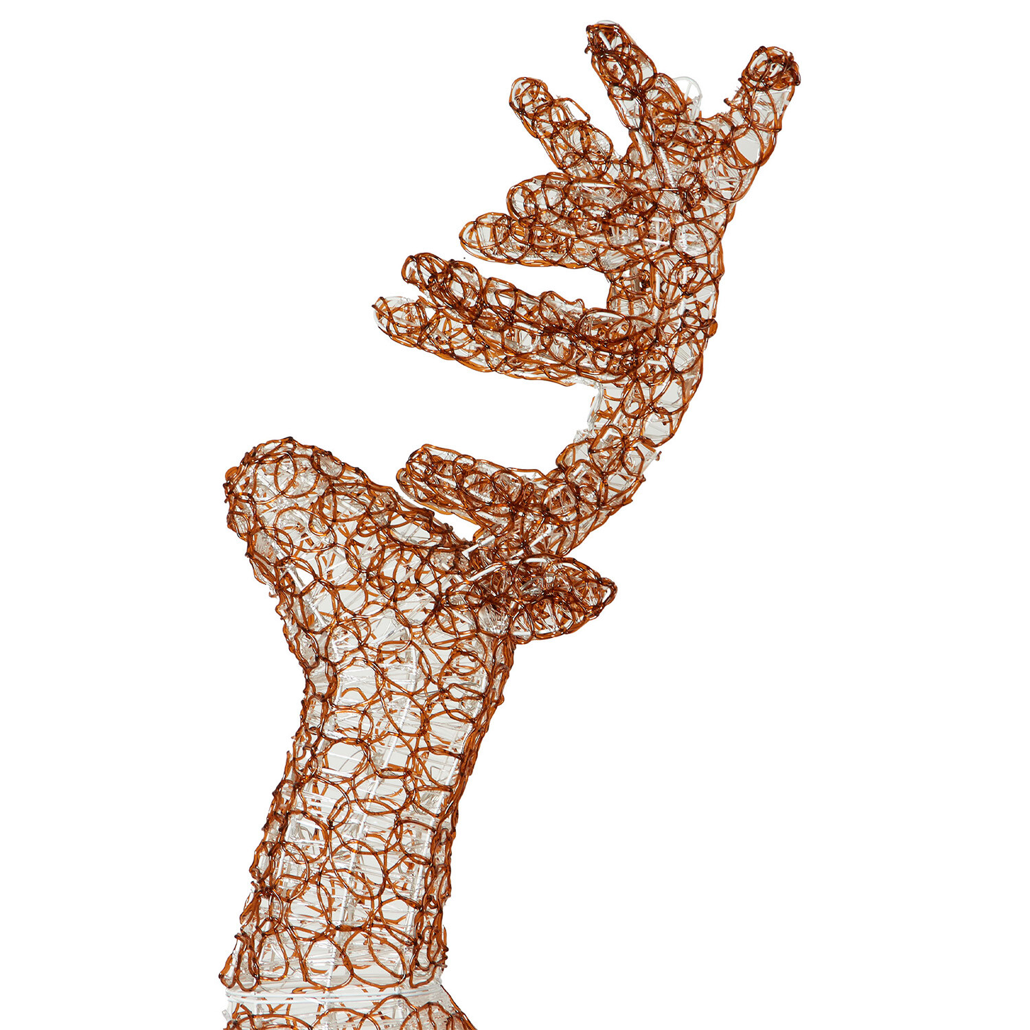 350 LED Brown Acrylic Stag Outdoor Light - Brown Image 2