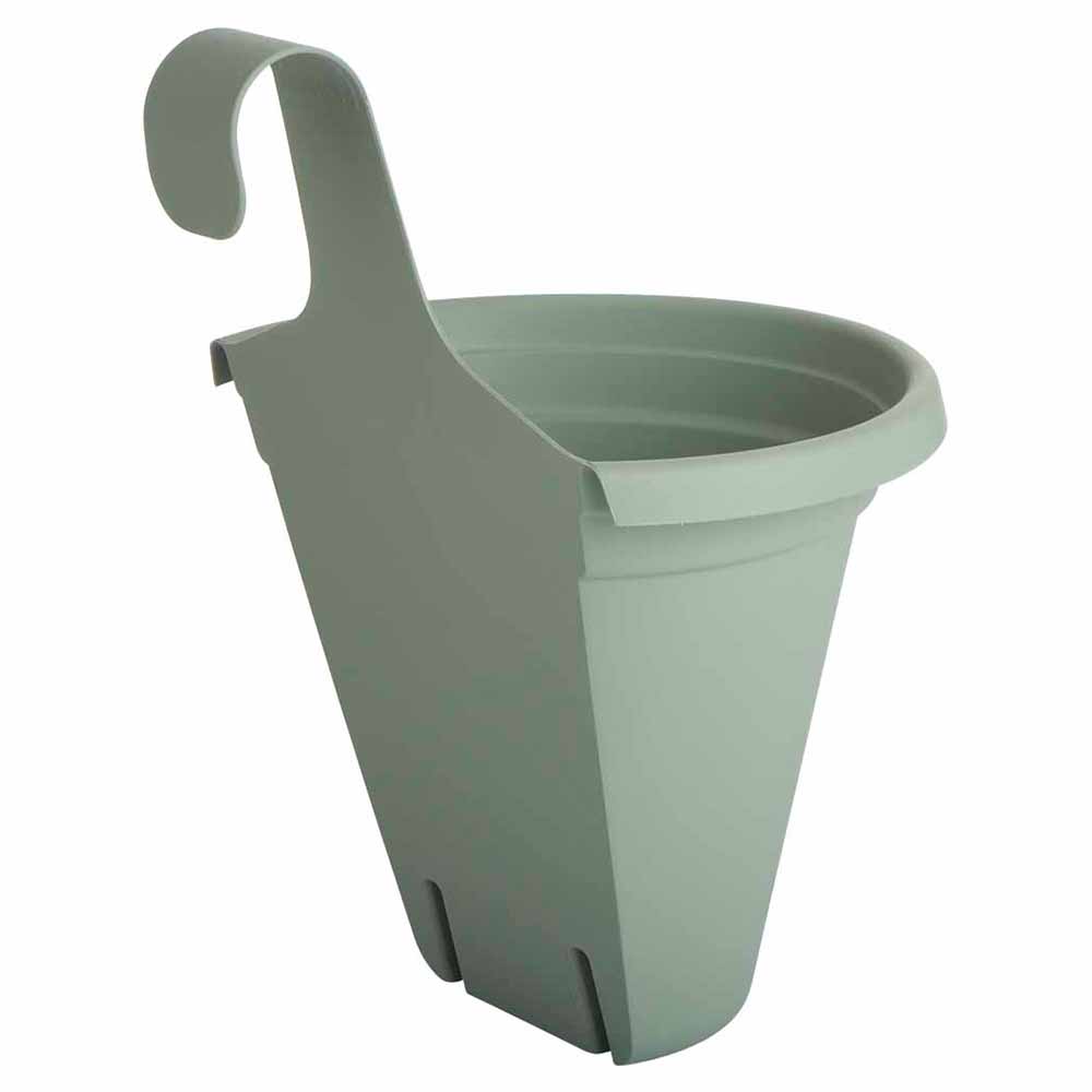 Clever Pots Sage Green Plastic Hanging Pot Image 3