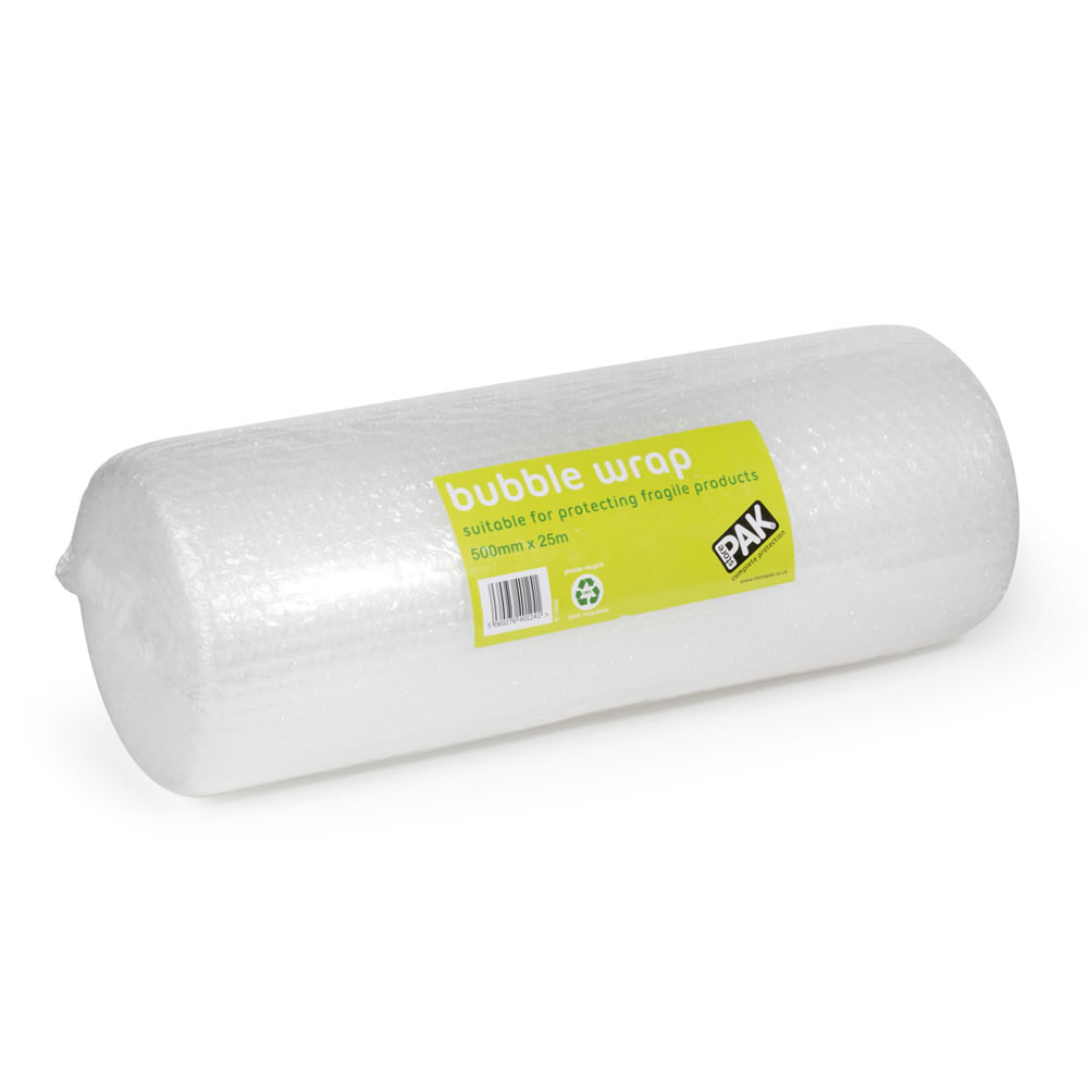 StorePAK 25m Bubble Wrap Roll LDPE  - wilko
