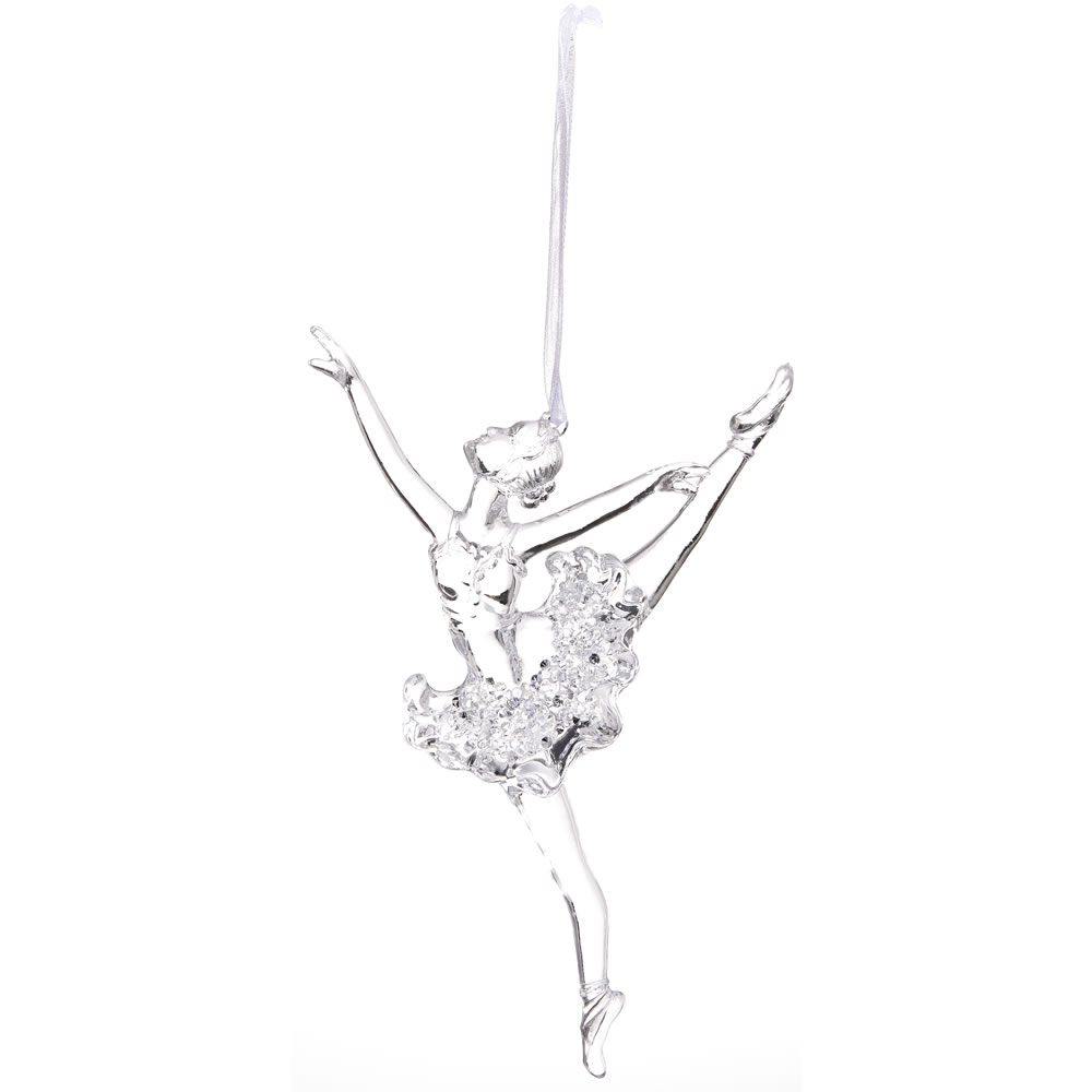 Wilko Winter Wonder Ballerina Christmas Tree Decoration Image 1