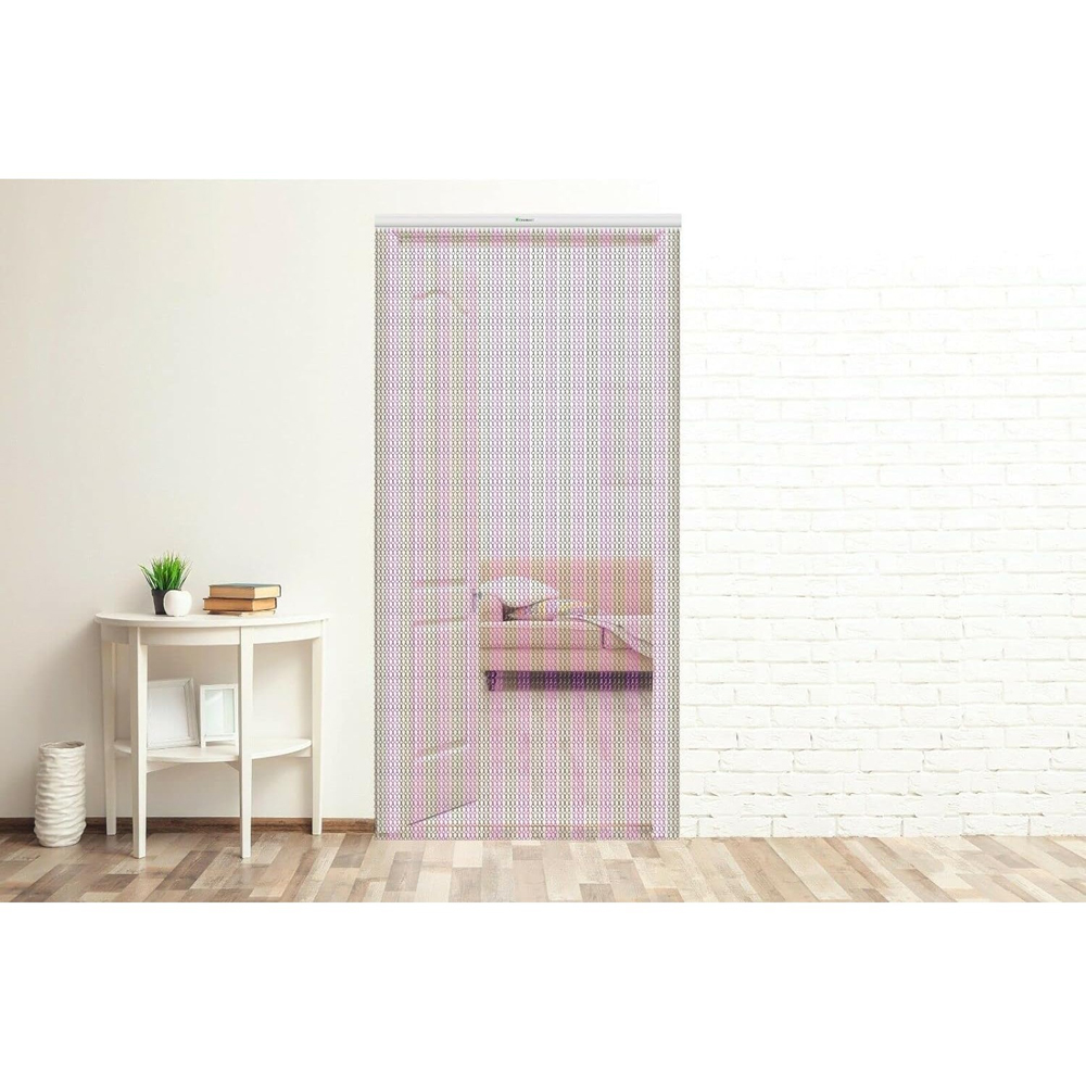 Xterminate Pink and Silver Chain Curtain Fly Screen Image 6