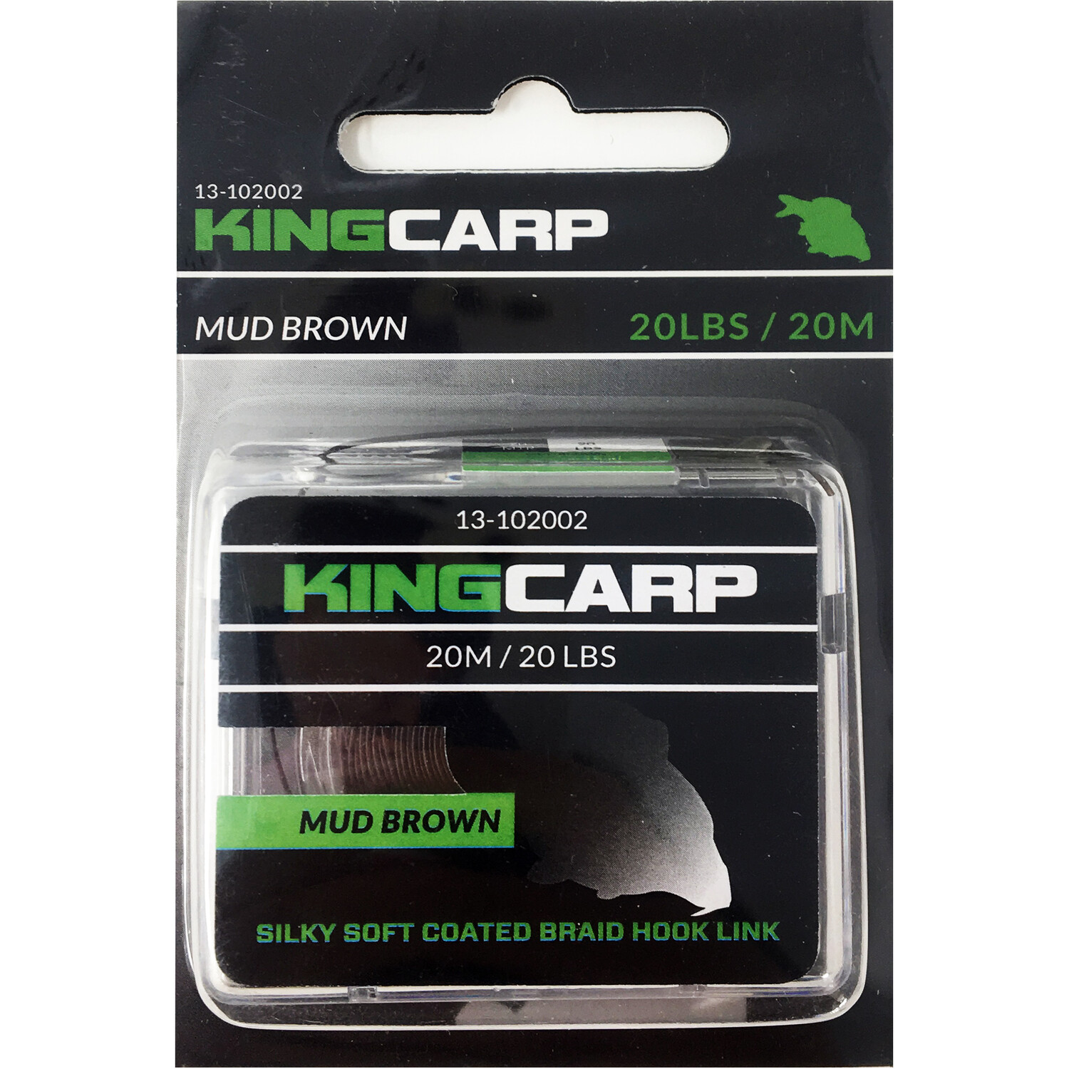 Mud Brown King Carp Coated Braid Hook Link Image 2