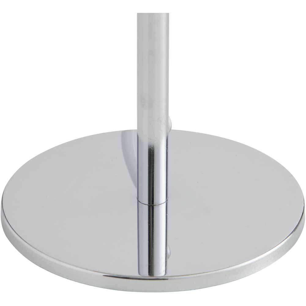 Wilko Navy Micro Pleat Table Lamp Image 3