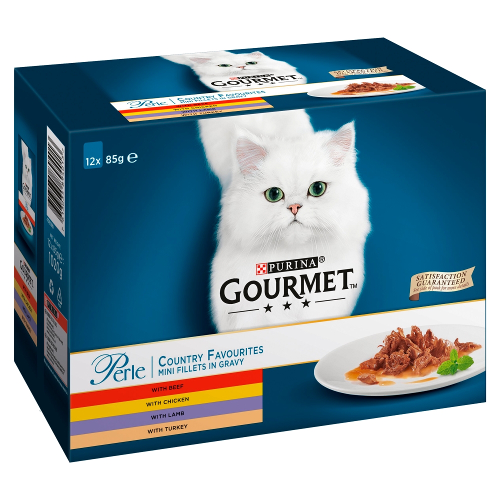 Gourmet Perle Country Favourite Cat Food 12 x 85g Image 2