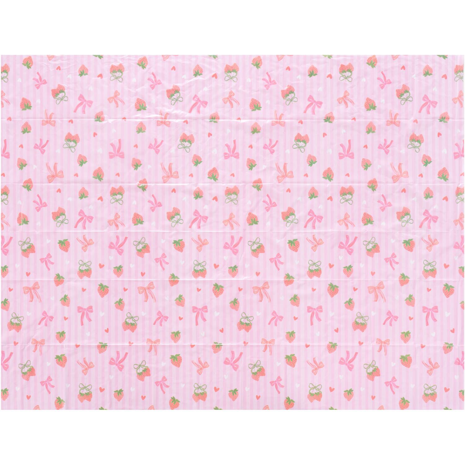 Strawberry Bow Table Cover Pink Image 4