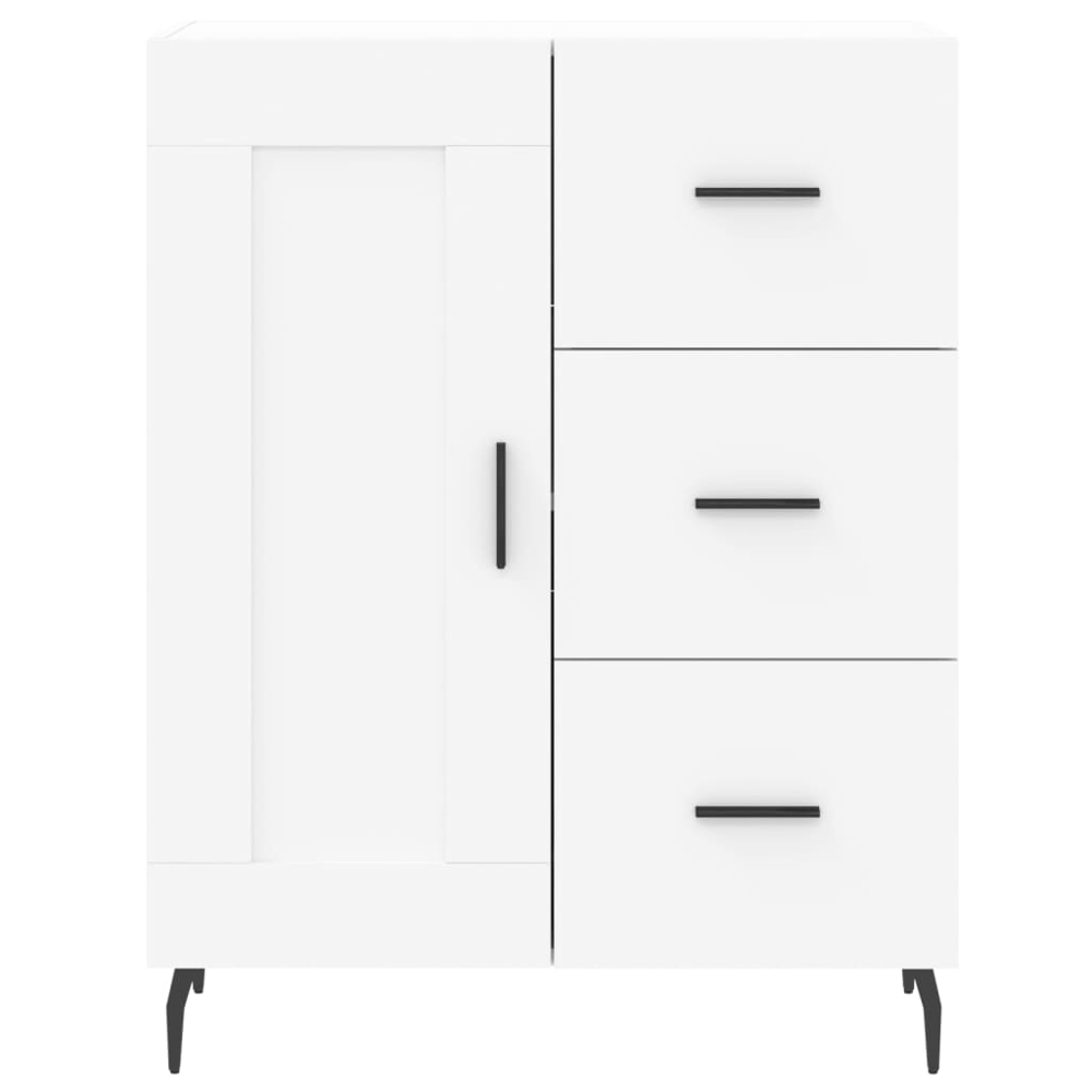 vidaXL 3 Door 3 Drawer White Highboard Image 8