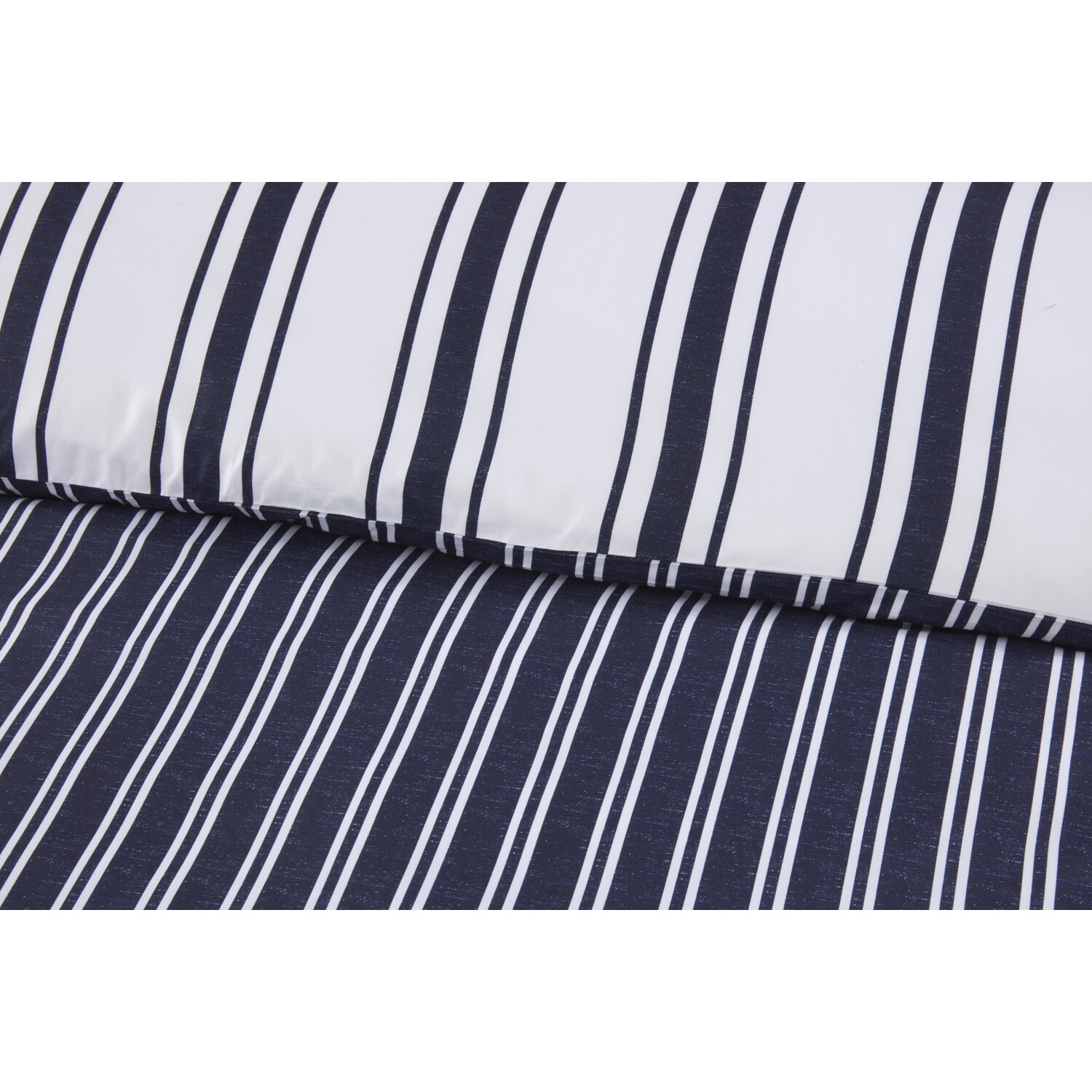 My Home Ocean Stripe Duvet Set - Navy Image 4