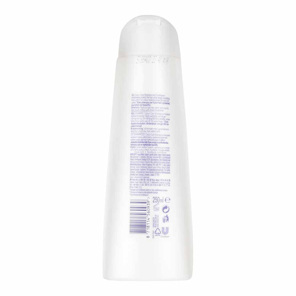 Dove Colour Radiance Shampoo 250ml Wilko
