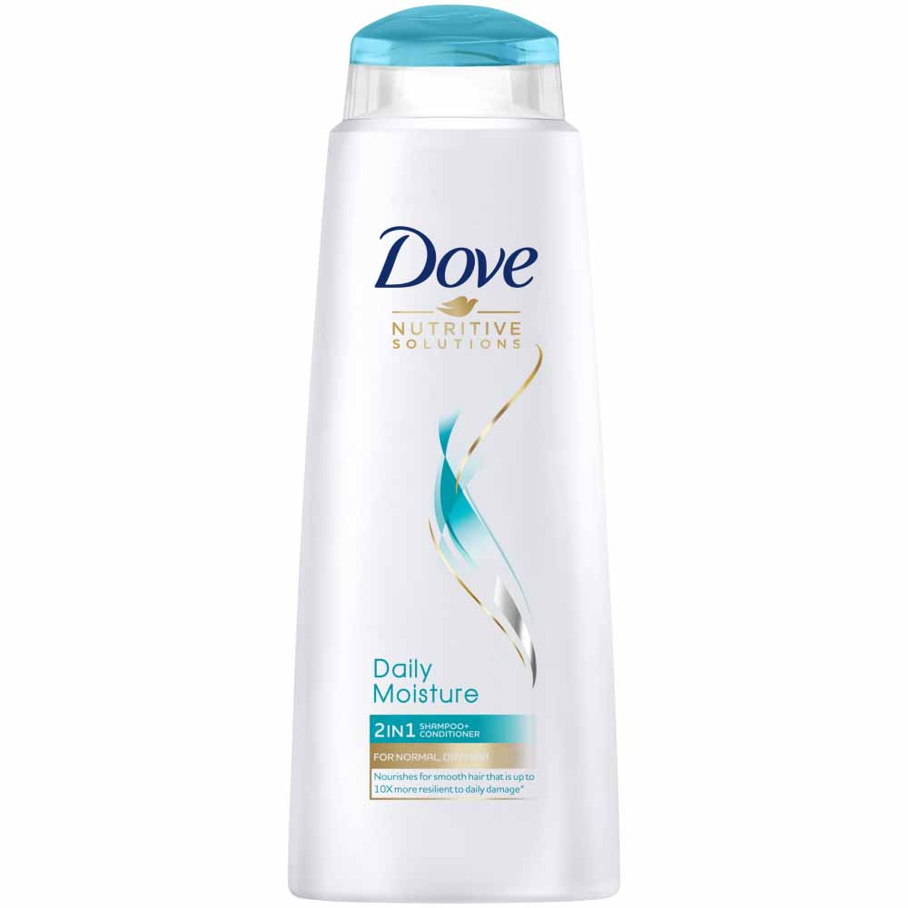 Dove Daily Care 2 in 1 Shampoo Case of 6 x 400ml Image 2