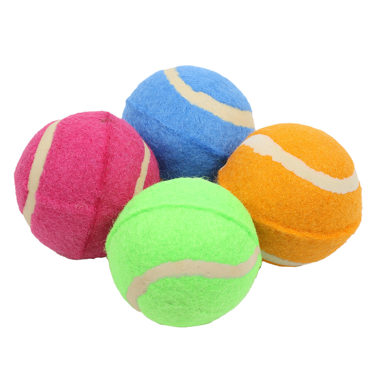 Tennis Ball Dog Toy 4 Pack Image 2