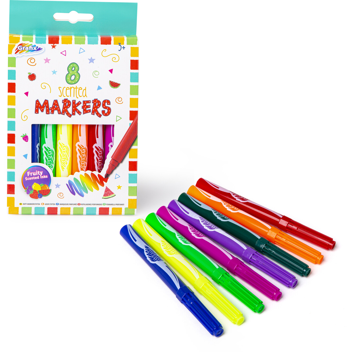 Pack of 8 Grafix Scented Markers Image
