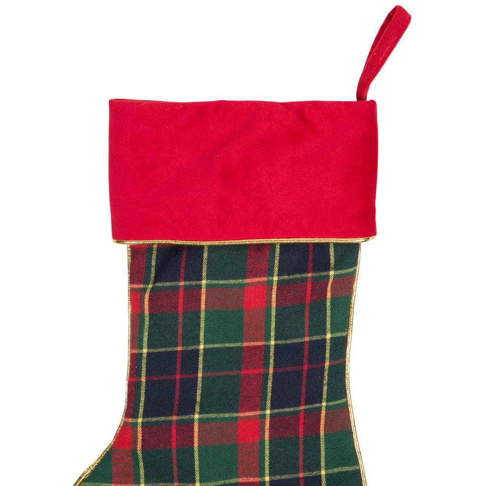 Tartan Red Stocking Image 2