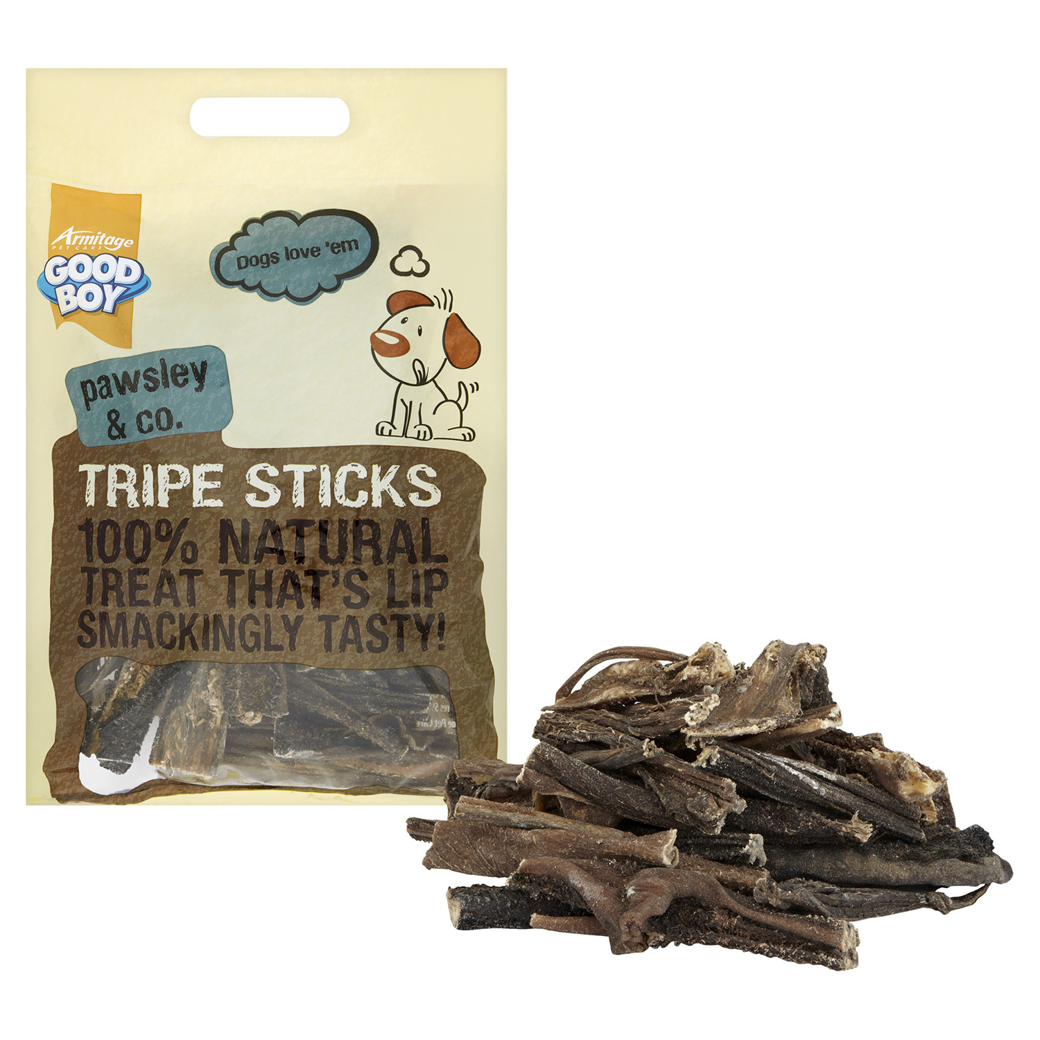 Good Boy Tripe Sticks Dog Treat 500g Image 2