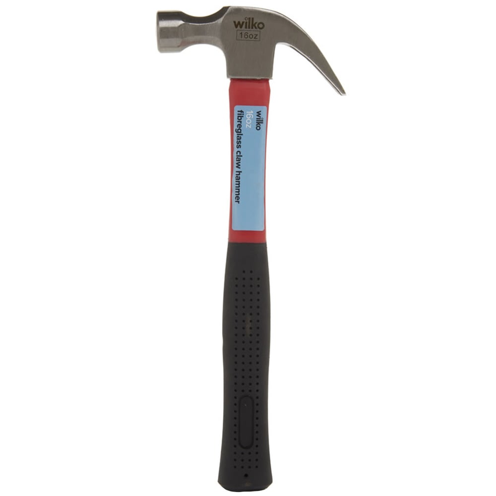 Wilko Claw Fibreglass Hammer 16oz Image 1