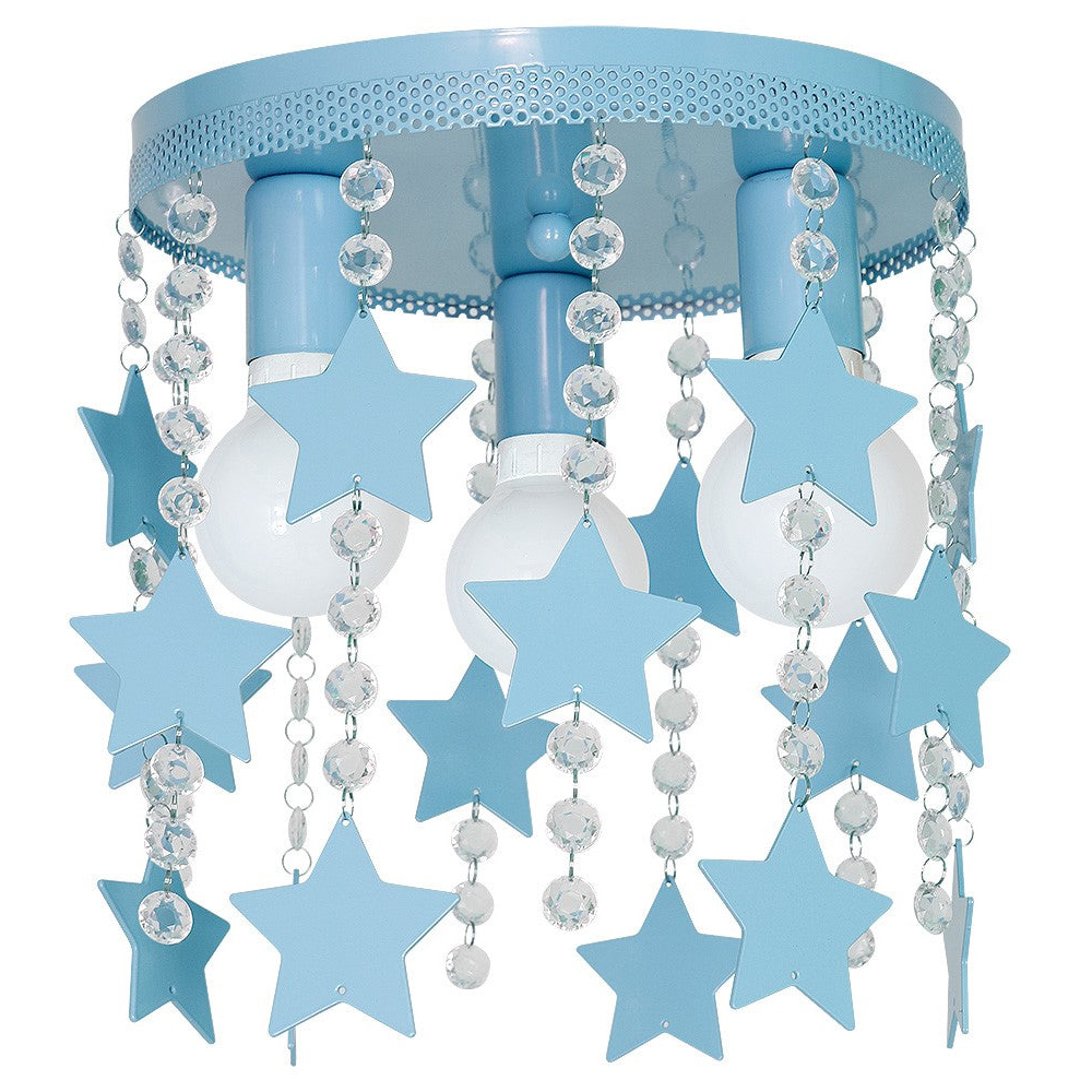 Milagro Star Powder Blue Ceiling Lamp 230V Image 1