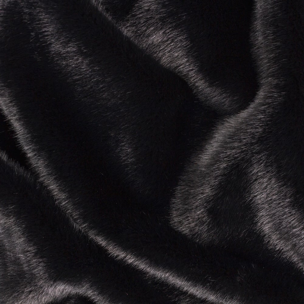 Paoletti Stanza Jet Faux Fur Throw 130 x 180cm Image 2