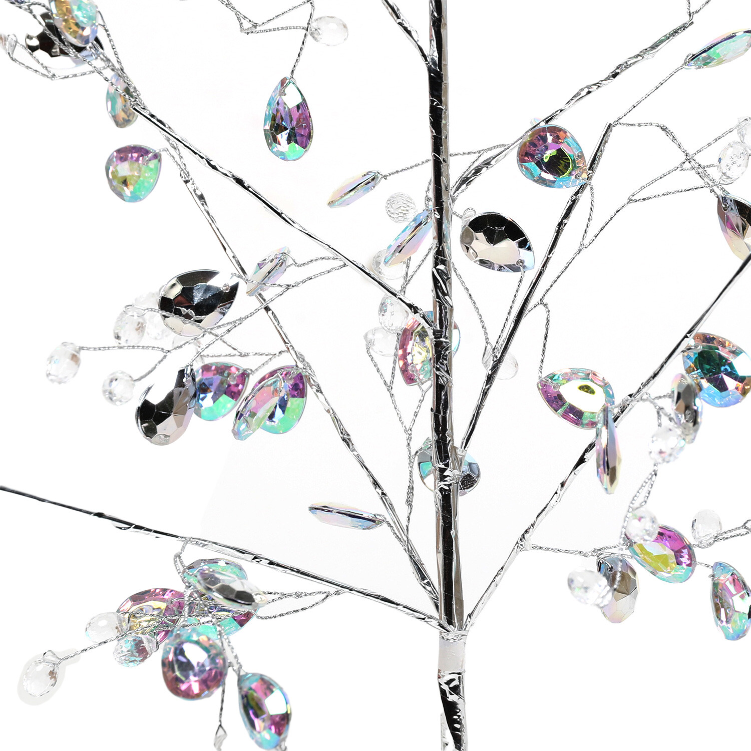 Iridescent Jewelled Tree - Silver Image 2