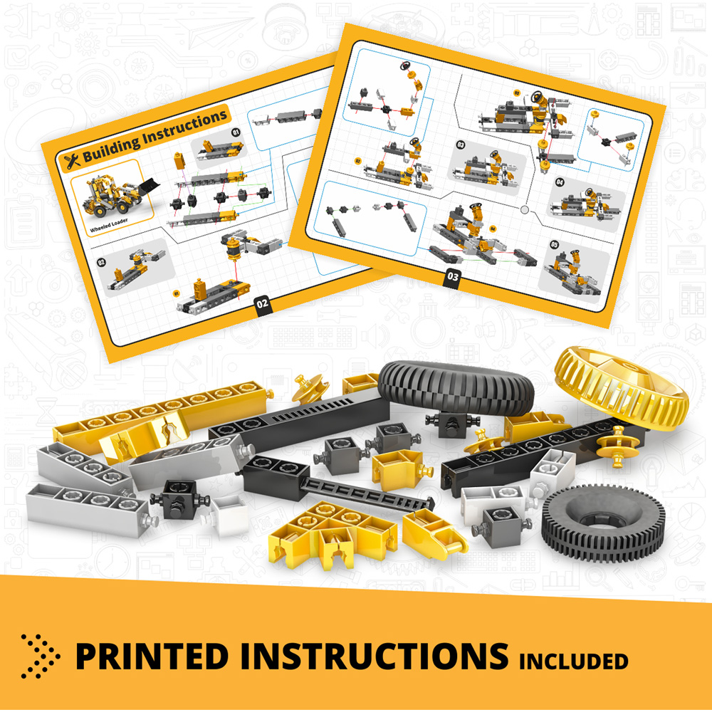 Engino Creative Builder Wheeled Loader Machinery Set Image 7