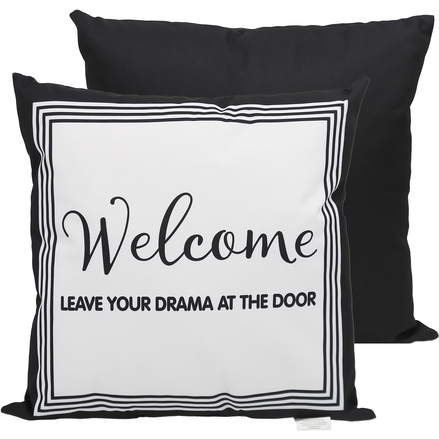 Pack of 4 Linear Lux Outdoor Cushions Monochrome Image 2