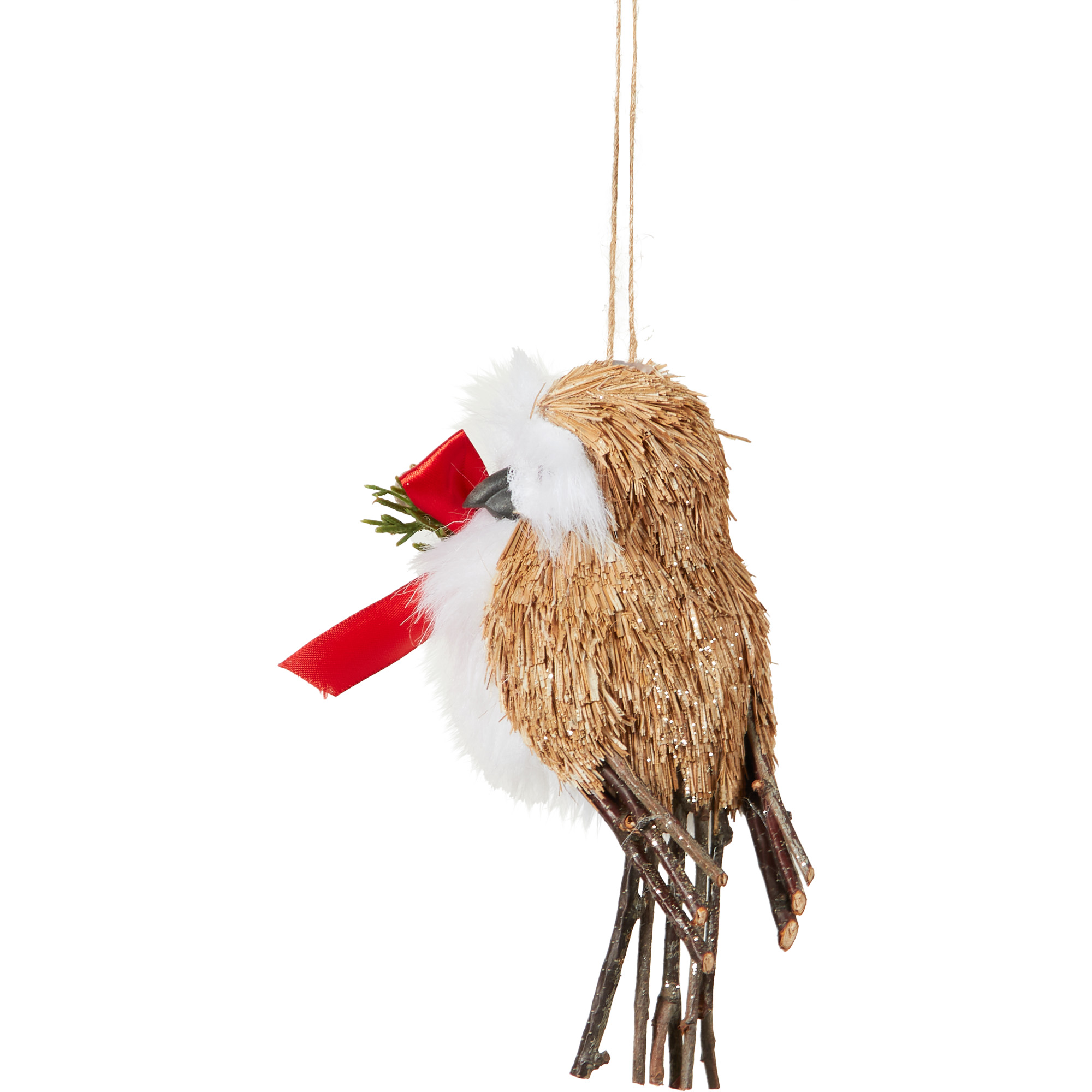 Festive Hanging Owl Decoration Image 3