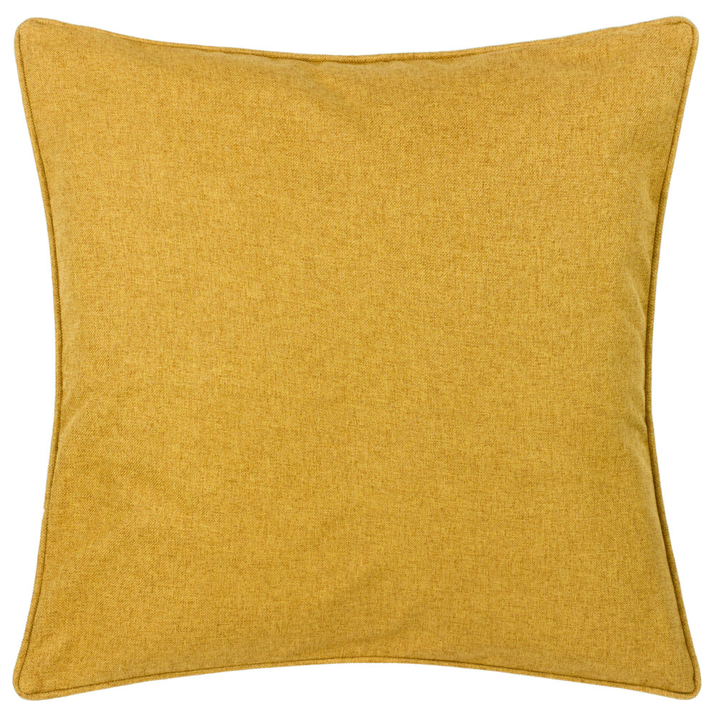 furn. Dakota Mustard Tufted Cushion Image 1