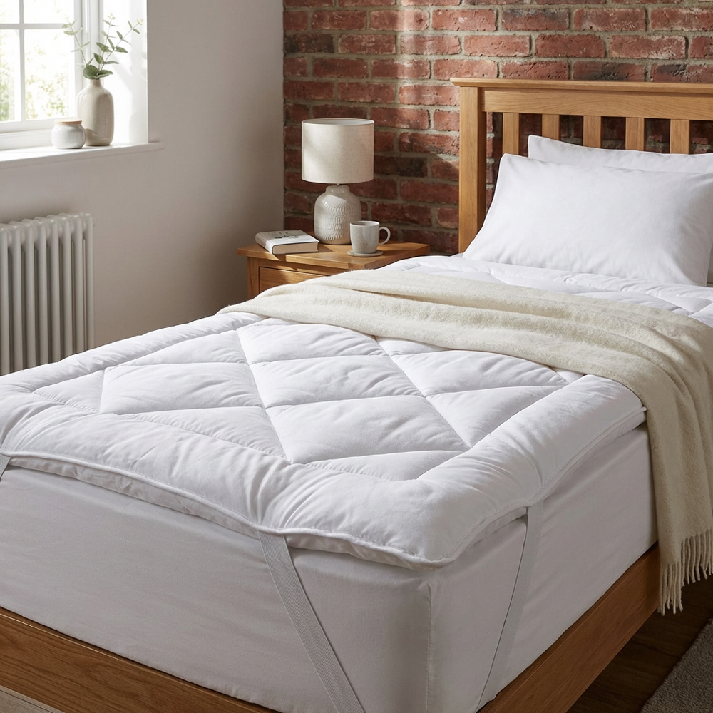 Divante Deep Fill Mattress Topper - White / Single Image 2