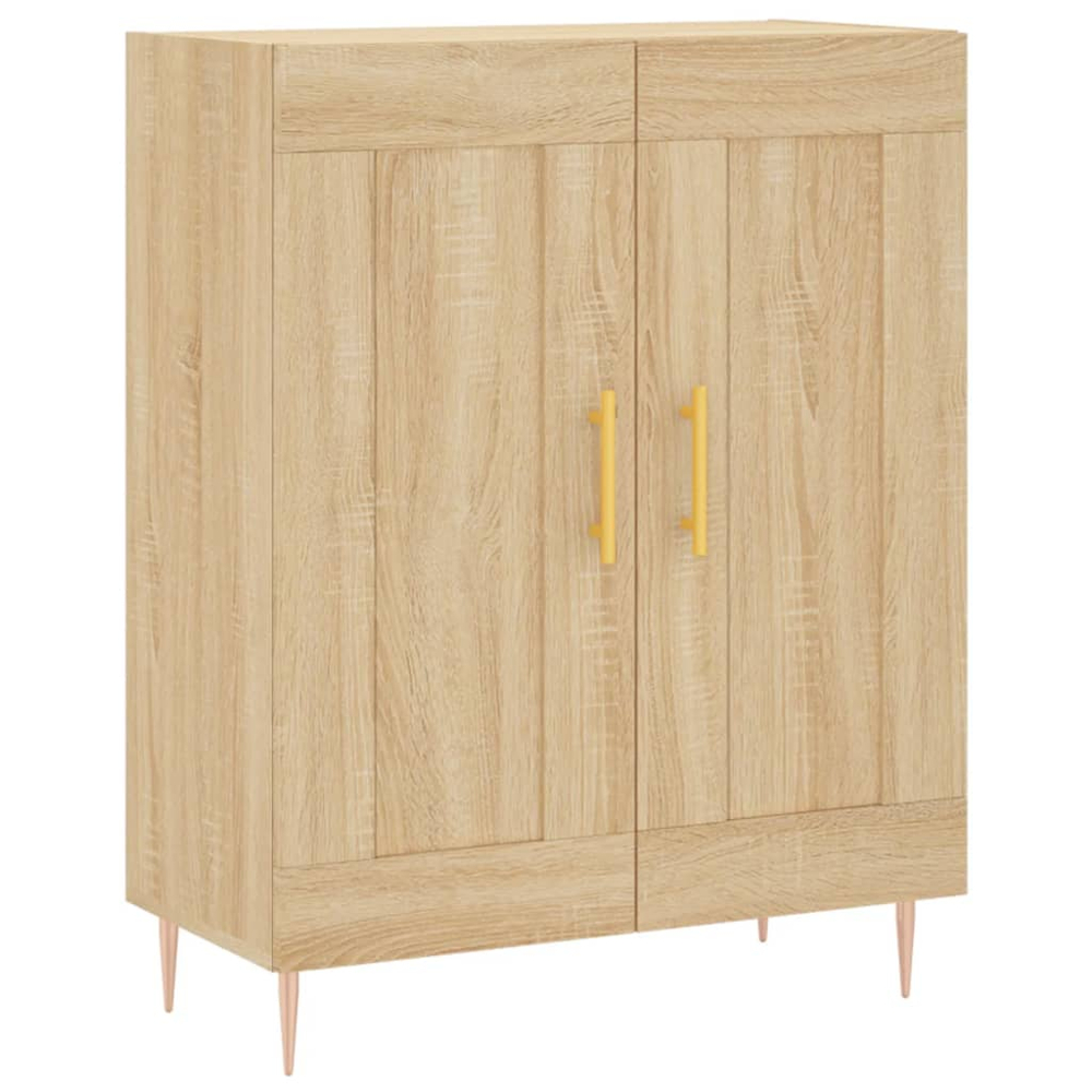 vidaXL 4 Door Sonoma Oak Highboard Image 7