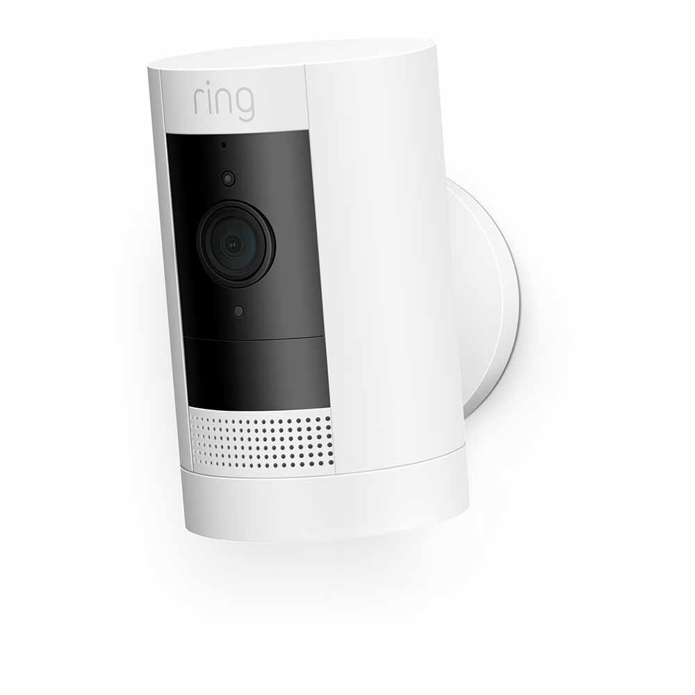 Ring Stick up Cam Battery White Wilko