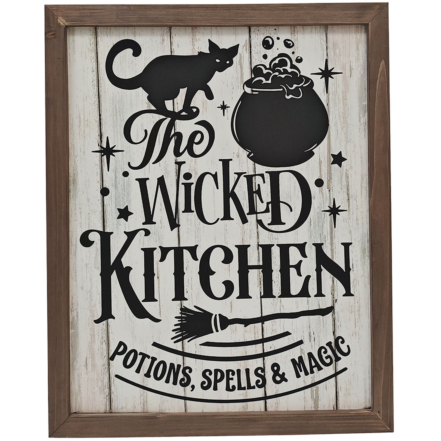 The Wicked Kitchen Framed Plaque - Natural Image 1