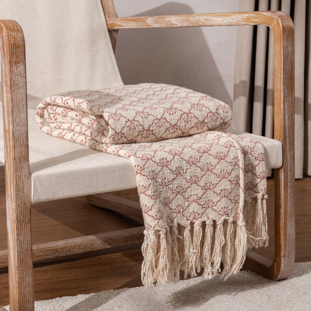 Wilko red throw clearance