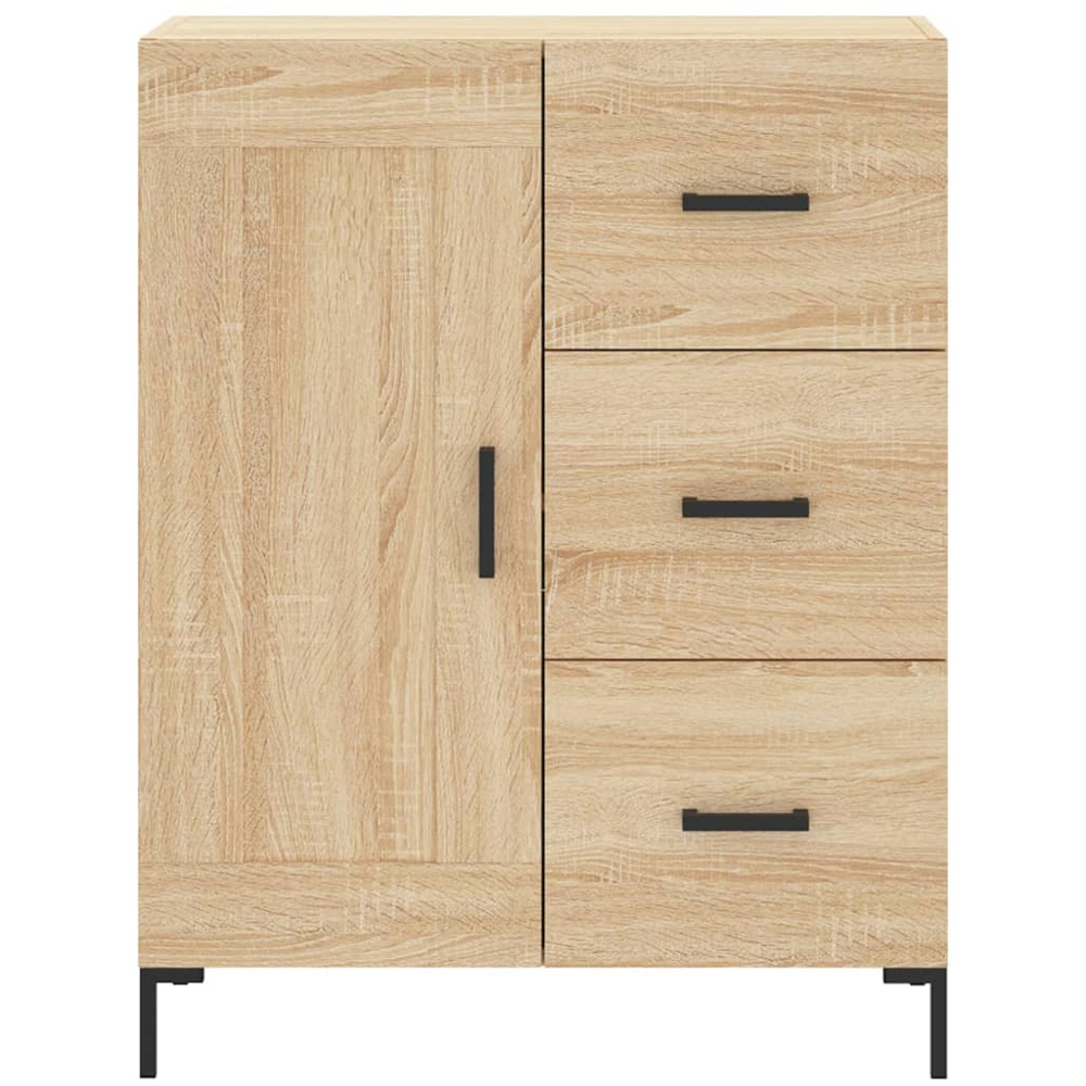 vidaXL 3 Door 3 Drawer Sonoma Oak Highboard Image 8