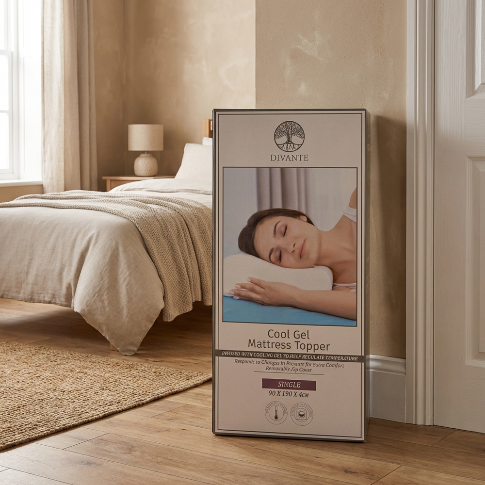Divante Single Cool Gel Mattress Topper Image 2