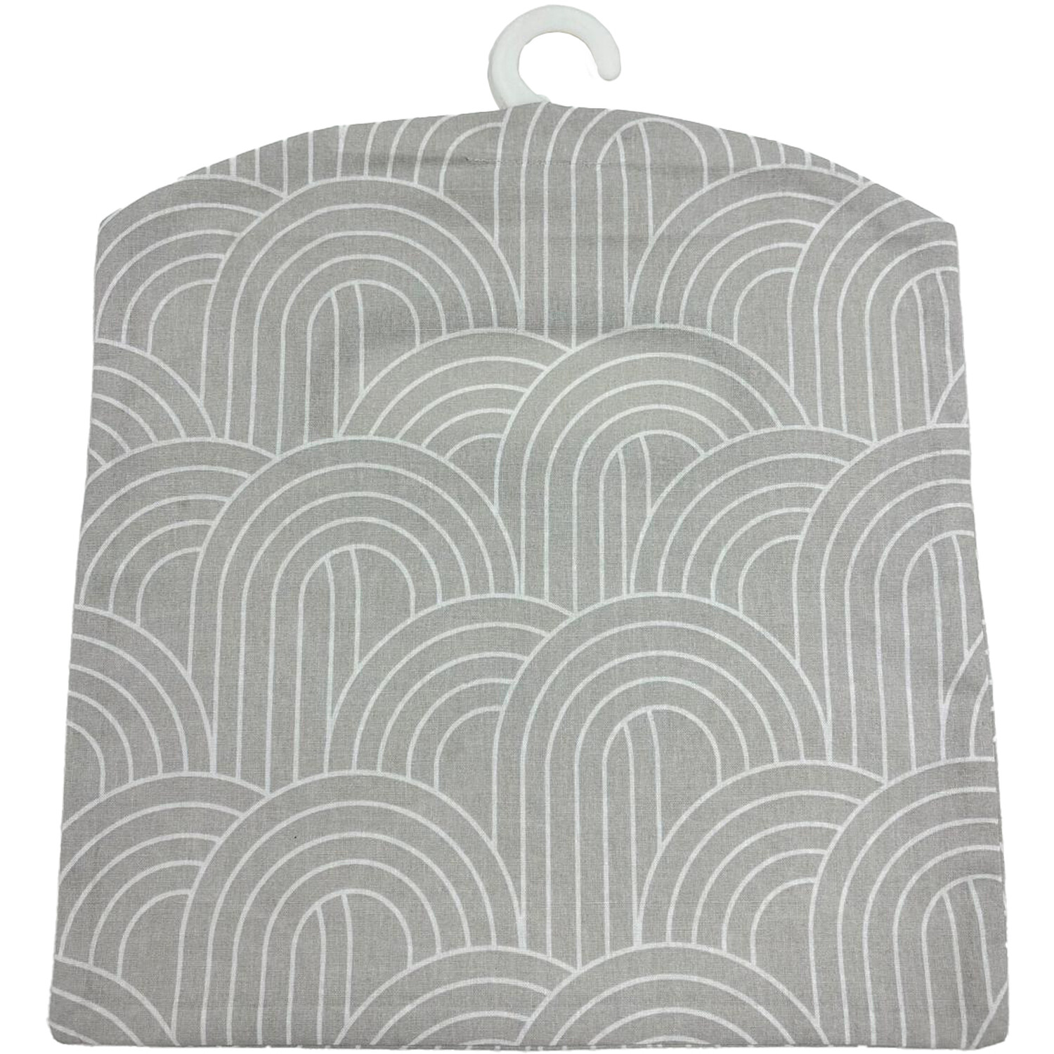 Geo Printed Peg Bag Grey Image 2