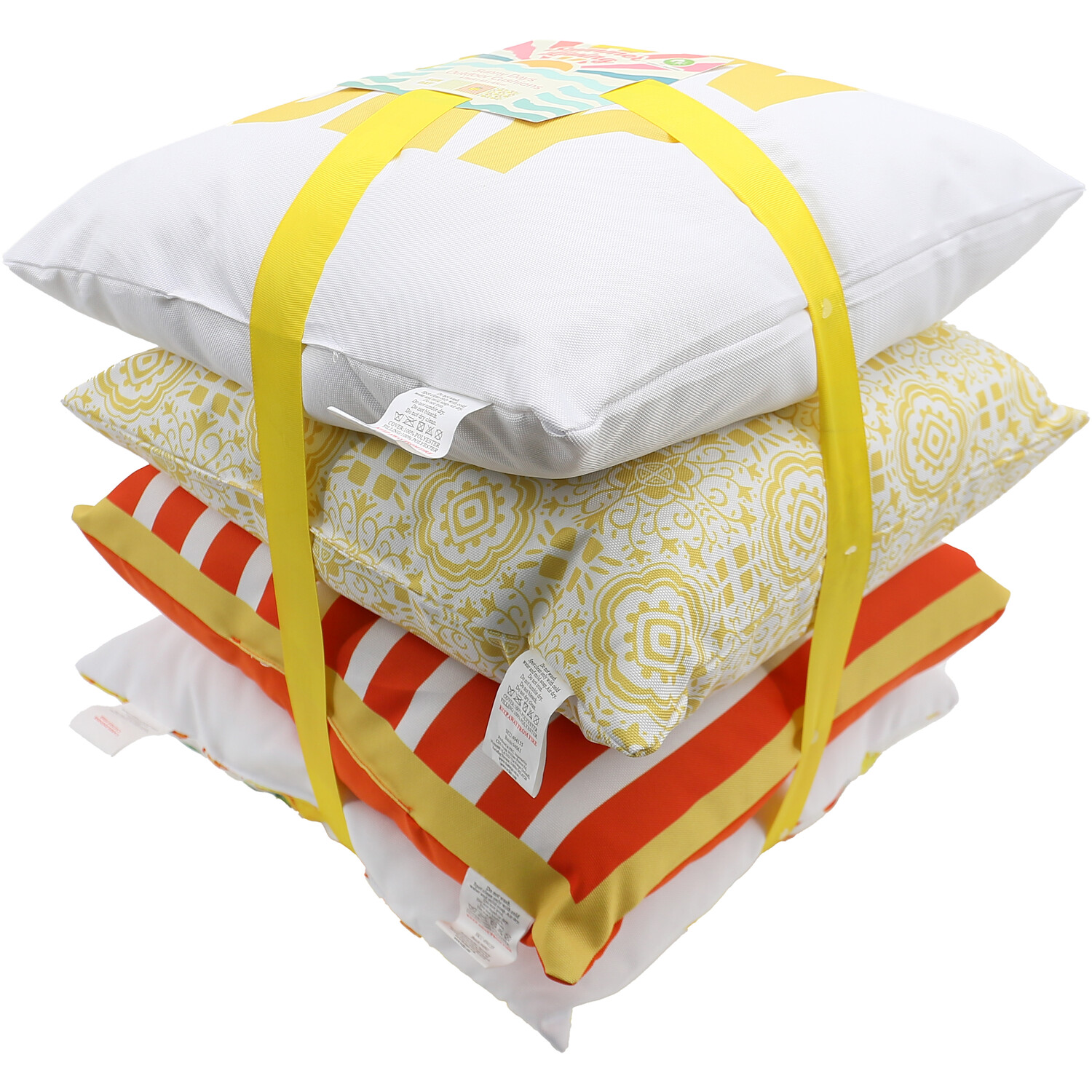 Pack of 4 Sun Days Outdoor Cushions Image 2