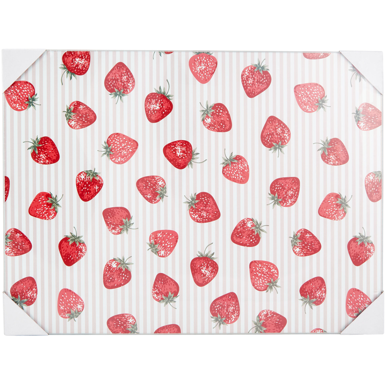 Strawberry Glass Worktop Saver - Red Image 1