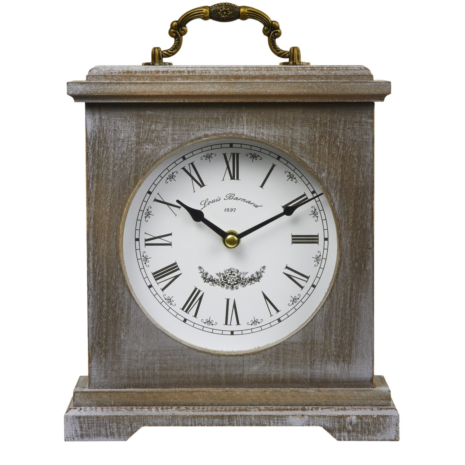 Reyenay Brown Mantle Clock Image 1